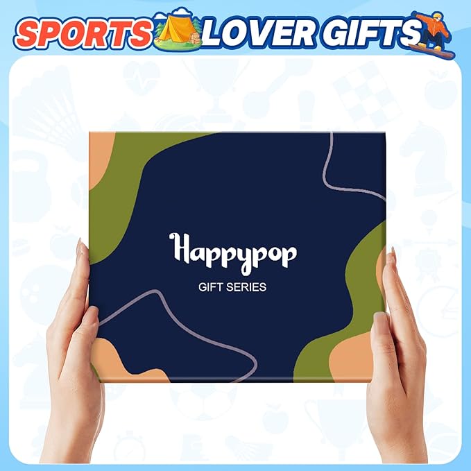 HAPPYPOP Sports Gifts for Men Women - Gifts for Camper Lifter, Hunting Golfing Socks