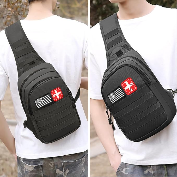 Survival Kit, First Aid Kit Survival Gear and Supplies Emergency Kit with Bug Out Bag Tactical Military Grade Molle IFAK for Camping, Earthquake, Hiking, Hunting, Gifts for Men Dad