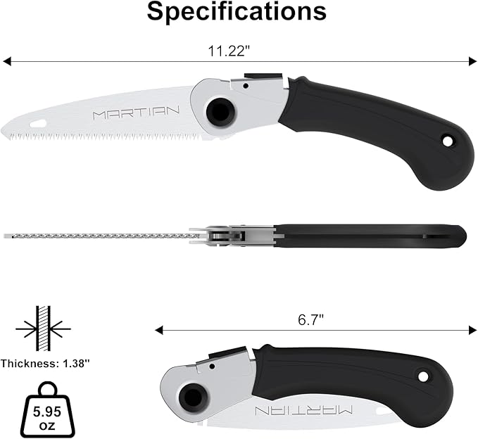 Outdoor Portable Mini Saw – Compact Folding Saw Belt-Mount Transparent Case | Sharp Steel Blade for Camping,Gardening & Survival