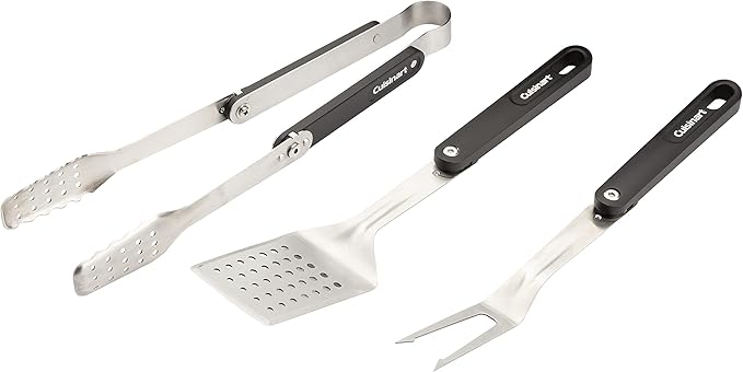 Cuisinart CGS-1000 4-Piece Folding Grill Tool Set