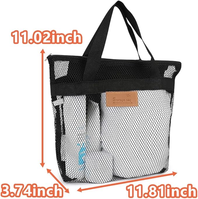 Rotema Portable Shower Bag - College Dorm Essentials, Everyday Household Shower Basket for Toiletries