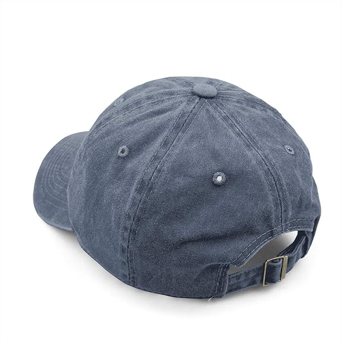 HHNLB Unisex Camping Hair Don t Care 1 Vintage Jeans Baseball Cap Classic Cotton Dad Hat Adjustable Plain Cap