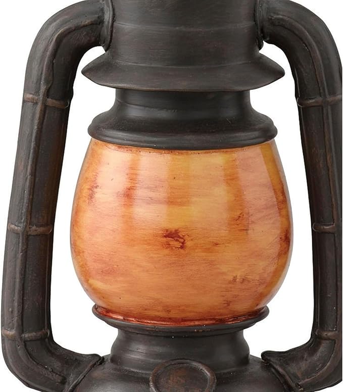 Park Designs Camping Lantern Soap Dispenser | Rustic Farmhouse Bathroom & Kitchen Pump | Refillable Lotion, Hand Wash or Dish Liquid Container | Decorative Resin Accent 9" Tall