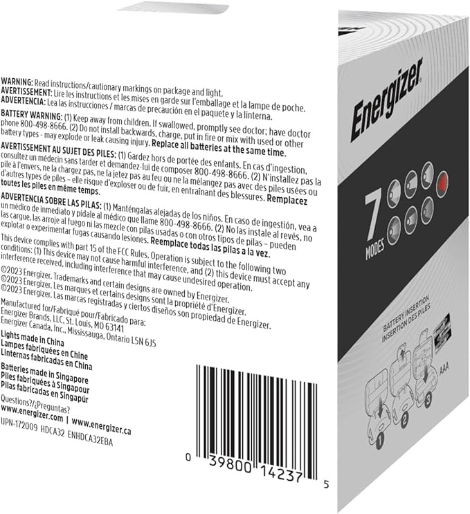 Energizer LED Headlamp PRO (2-Pack), IPX4 Water Resistant Headlamps, High-Performance Head Light for Outdoors, Camping, Running, Storm, Survival LED Light for Emergencies (Batteries Included)