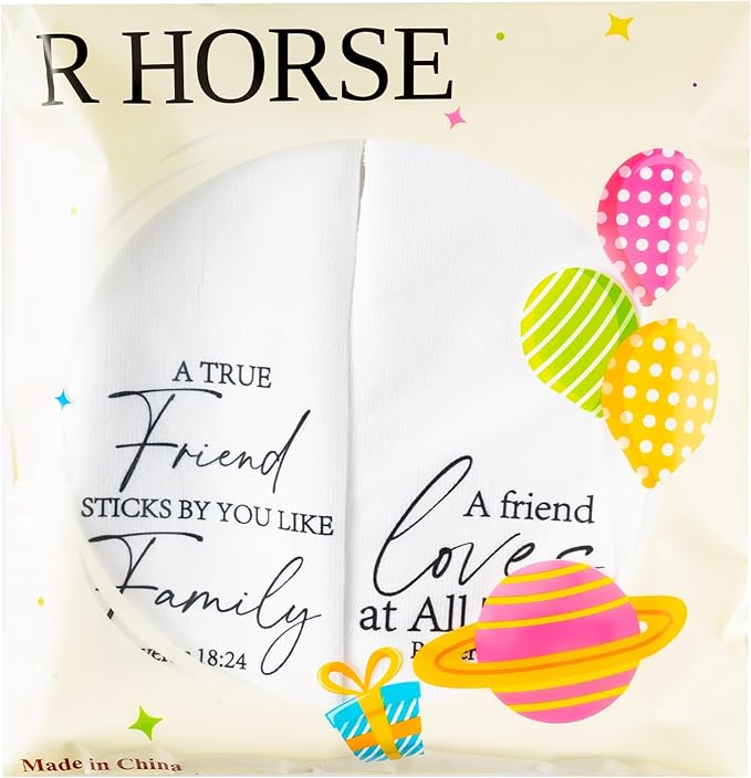 R HORSE Christian Friendship Kitchen Dish Towels - 5Pcs Bible Verse Friendship Kitchen Hand Towels, Absorbent Cleaning Dishcloths Home Bathroom Decor for Friends Hostess Housewarming Religious Gifts
