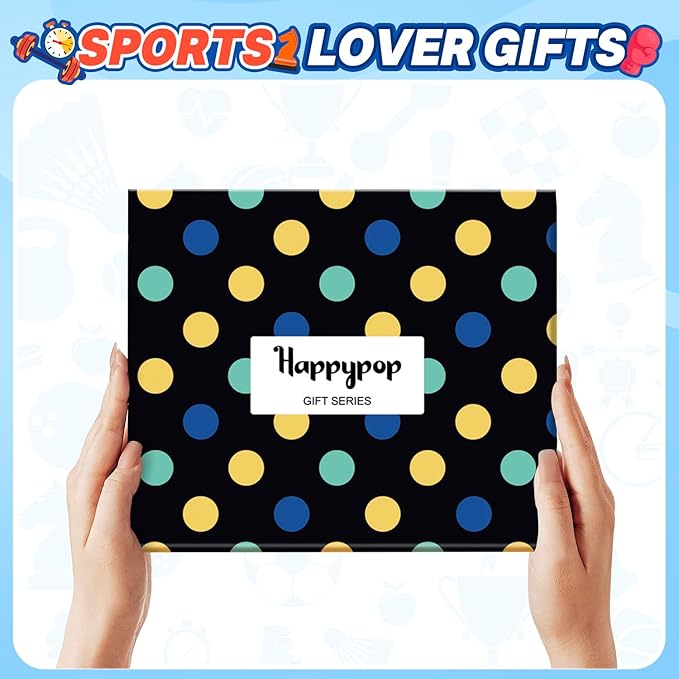HAPPYPOP Sports Gifts for Men Women - Gifts for Camper Lifter, Hunting Golfing Socks