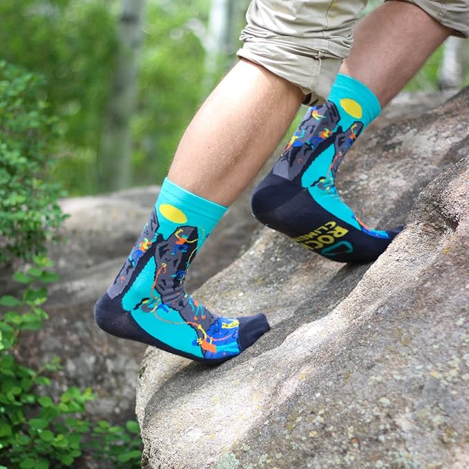 Lavley Outdoors Socks - Hiking and camping gifts for men and women - Great for nature lovers - Holiday or birthday gift