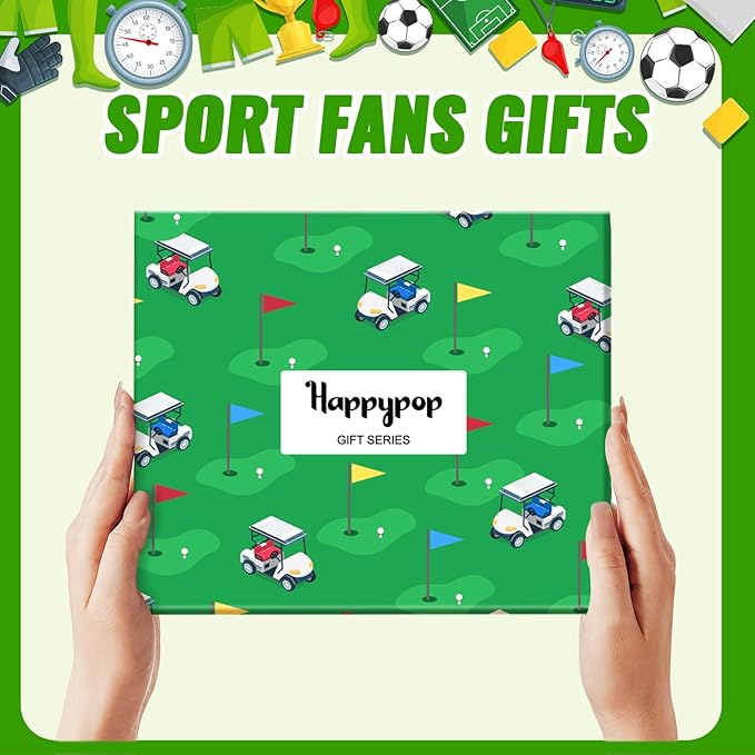 HAPPYPOP Sports Gifts for Men Women - Gifts for Camper Lifter, Hunting Golfing Socks