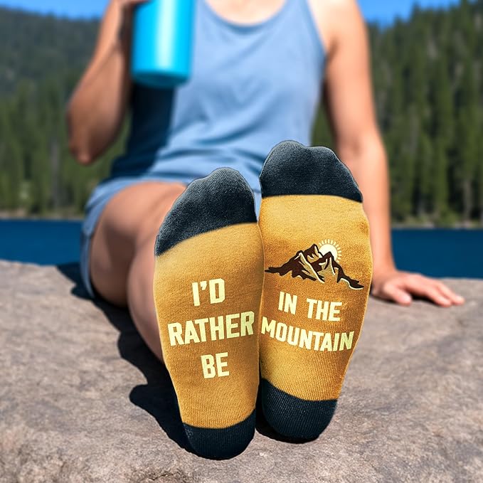 VICRAZY Hiking, Cycling, Camping Socks for Men, Women - Hiking, Bicycle, Camping, Bike Accessories, Stocking Stuffers