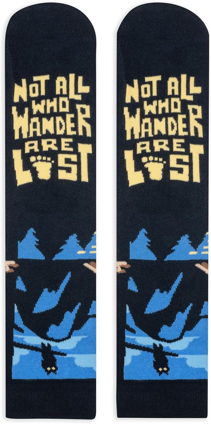 Lavley Outdoors Socks - Hiking and camping gifts for men and women - Great for nature lovers - Holiday or birthday gift