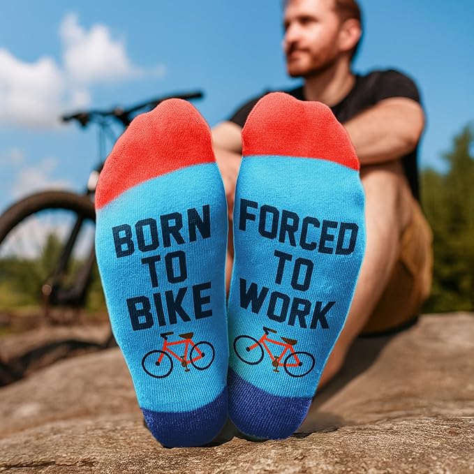 VICRAZY Hiking, Cycling, Camping Socks for Men, Women - Hiking, Bicycle, Camping, Bike Accessories, Stocking Stuffers