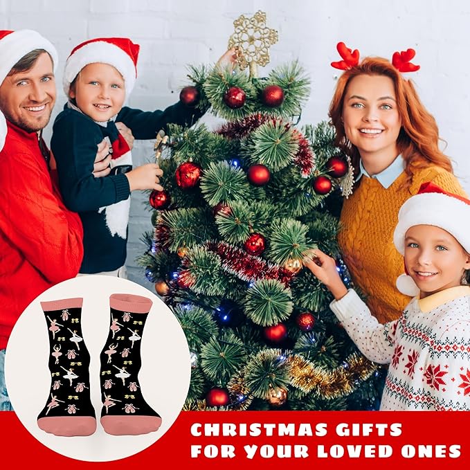 Book, Fishing, Hiking, Gamer, Camping, Pickle, Music, Foods, Ballerina, Bigfoot - Hobbies Socks for Women Men