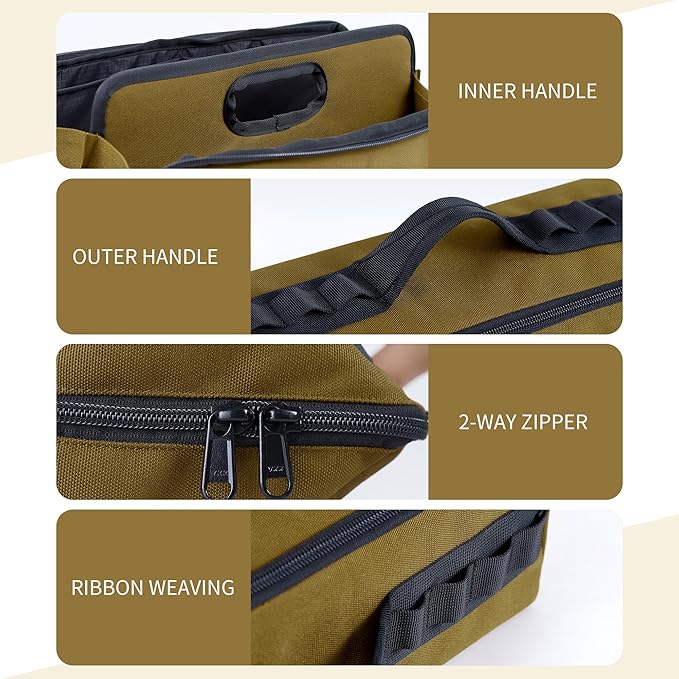 Naturehike Folding Tool Bag, Multifunctional Tool Storage Bag, Zippered Duffel Bag, Water Repellent Origanizer