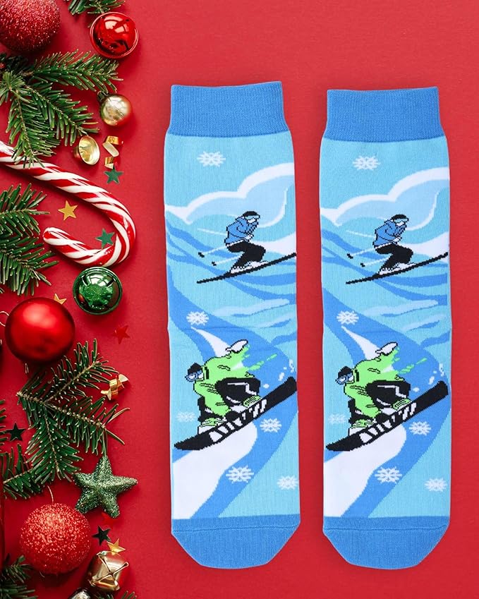 IRISGOD I'd Rather Be Funny Dress Socks for Men and Women Humor Joke Gifts