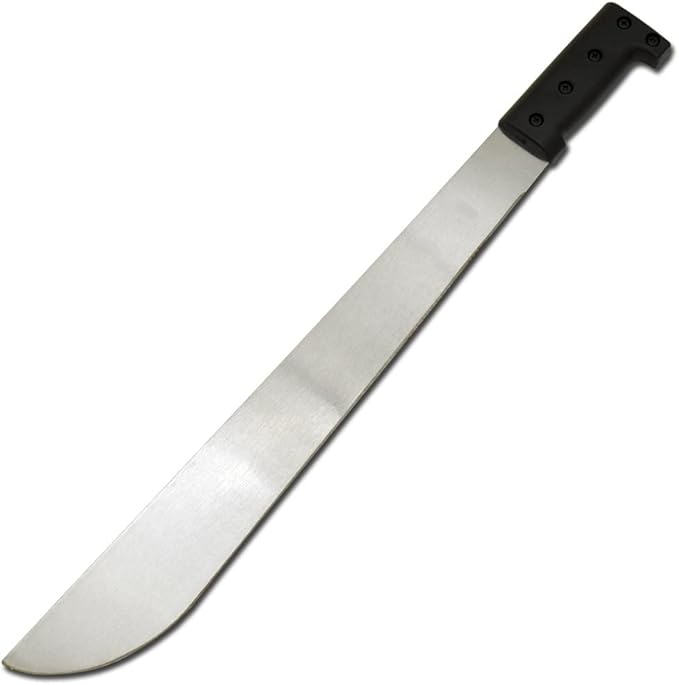 Snake Eye Tactical Full-Tang Machete – Heavy Duty Fixed Blade Survival Tool with Reinforced Nylon Sheath for Camping, Hunting, and Bushcraft