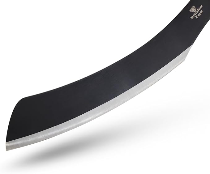 Snake Eye Tactical Full-Tang Machete – Heavy Duty Fixed Blade Survival Tool with Reinforced Nylon Sheath for Camping, Hunting, and Bushcraft