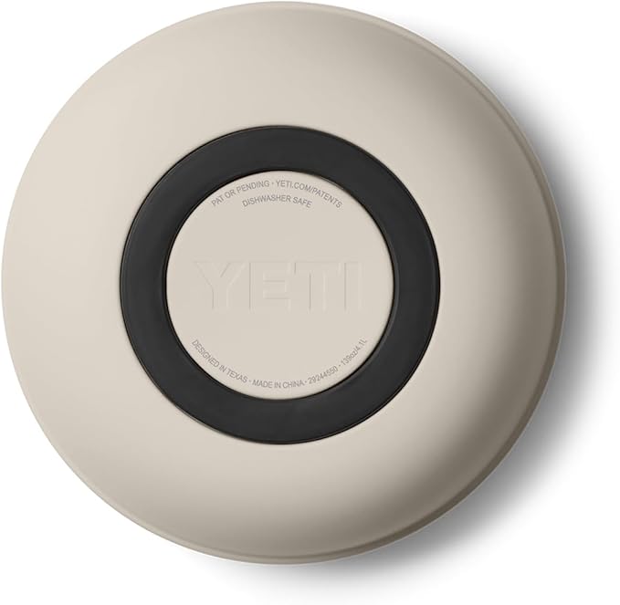 YETI Rambler Bowl, Vacuum Insulated, Stackable and Nestable Stainless Steel Bowl with Lid, 4.5 Quart, Cape Taupe