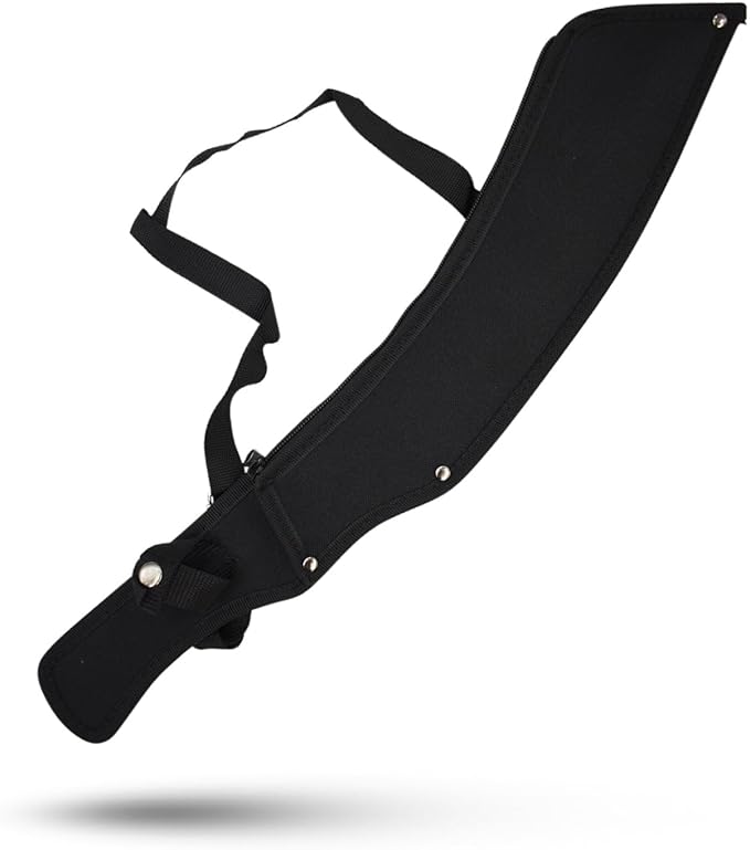 Snake Eye Tactical Machete, Full-Tang Fixed Blade with Sheath – Outdoor Camping, Hunting, Fishing & Survival Tool (Grey)