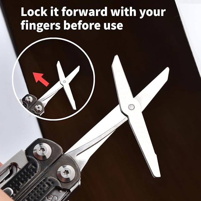 SQT2048 20-in-1 Multitool, Foldable & Self-Locking, Professional Tool for DIY, Home Repairs, Outdoor Camping – Must-Have Gifts for Men, Compact, Durable, All-in-One Tool for Every Task, Black