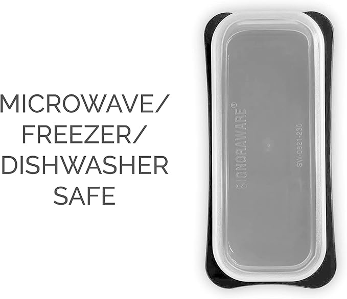 Signoraware Butter Dish with Lid -Butter Keeper Container with Clear Lid for Countertop, Frige- Durable Plastic, Unbreakable Standard Butter Dish Holder For Home, Camping, Multipurpose Bpa Free- Black