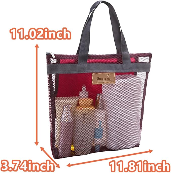 Rotema Portable Shower Bag - College Dorm Essentials, Everyday Household Shower Basket for Toiletries
