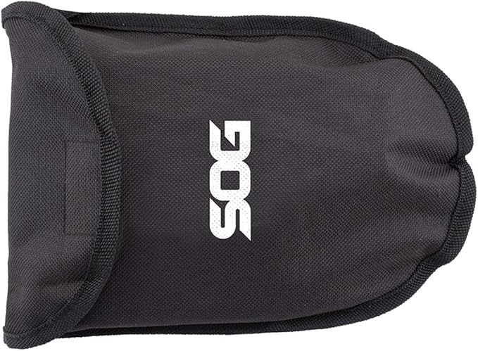SOG Entrenching Tool- 18.25 Inch Folding Survival Shovel with Wood Saw Edge and Tactical Shovel Carry Case- Black (F08-N)