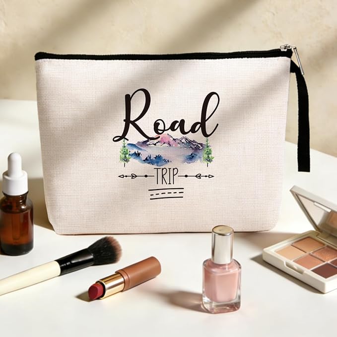 Jztco Girls Trip Bag - Road Trip Essentials for Women & Besties - Makeup Bag for Graduation, Christmas & Birthday Gifts