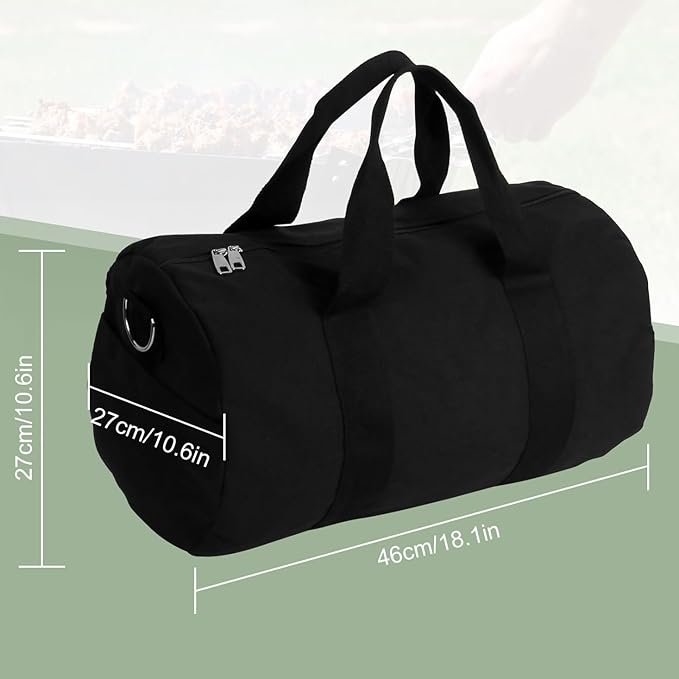 Grill Tool Storage, BBQ Tools Organizer - 18'' Lightweight Waterproof Storage Bag, Folding Design, with Inner Pockets & Shoulder Strap, for Camping, Tailgates, Outdoor BBQ Parties
