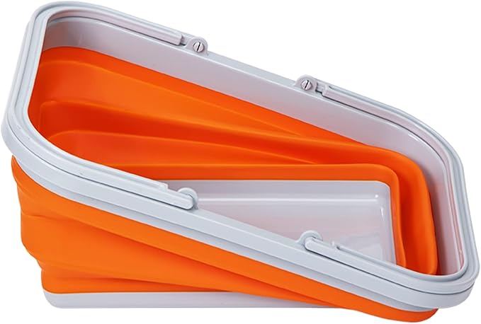 Collapsible Sink with Handle Towel, 2.37 Gal / 9L Foldable Wash Basin for Washing Dishes, Camping, Hiking and Home