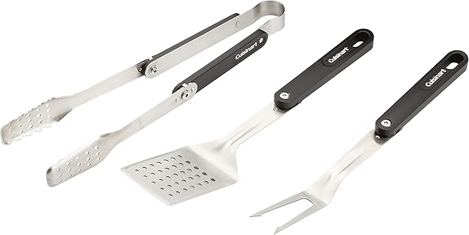 Cuisinart CGS-1000 4-Piece Folding Grill Tool Set