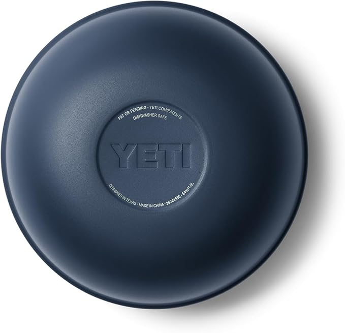 YETI Rambler Bowl, Vacuum Insulated, Stackable and Nestable Stainless Steel Bowl with Lid, 2 Quart, Navy