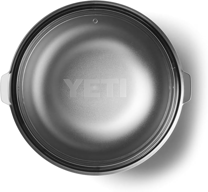 YETI Rambler Bowl, Vacuum Insulated, Stackable and Nestable Stainless Steel Bowl with Lid, 1 Quart, White