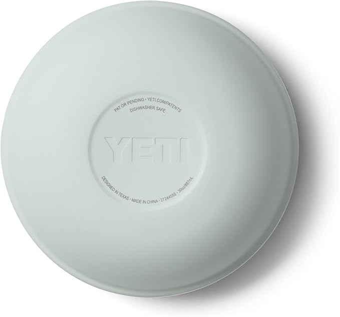 YETI Rambler Bowls, Vacuum Insulated, Stackable and Nestable Stainless Steel Bowl with Lid, 1 Quart, Ridgeline
