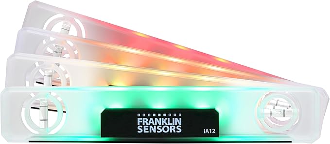 Franklin Sensors Light Level, Turns Green When Level, Digital/Electronic, 12-inch Magnetic Torpedo Leveler, Vertical and Horizontal Leveling Tool with 2 Bubble Vials, Made in the USA
