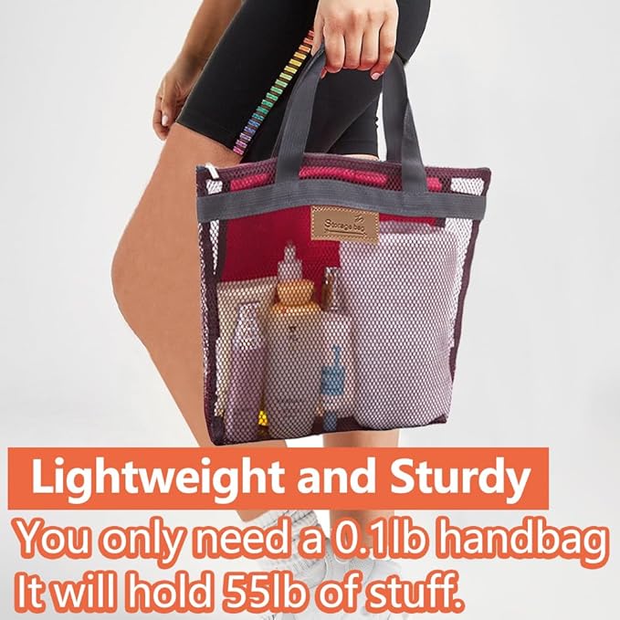 Rotema Portable Shower Bag - College Dorm Essentials, Everyday Household Shower Basket for Toiletries