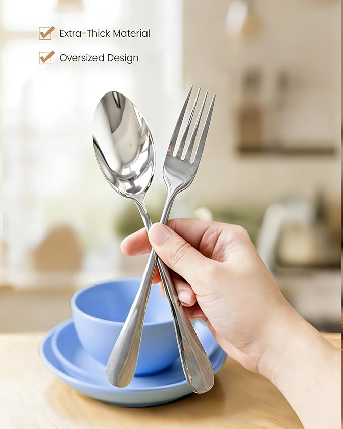 24 Piece Plates and Bowls Sets for 4- Unbreakable Wheat Straw Dinnerware Sets Includes Stainless Steel Forks for Picnic Camping Outdoor Kitchen and Apartment Dinning RV Essentials- Colorful