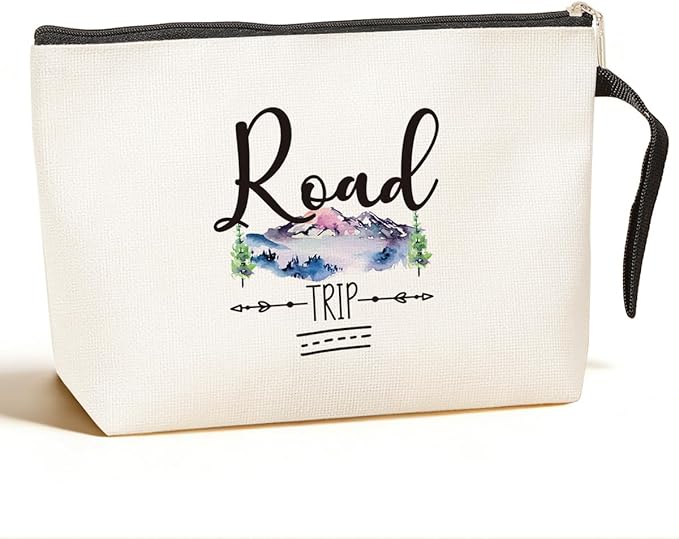 Jztco Girls Trip Bag - Road Trip Essentials for Women & Besties - Makeup Bag for Graduation, Christmas & Birthday Gifts