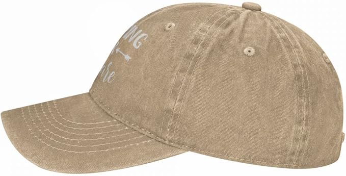 Unisex Camping Hair Don't Care Vintage Adjustable Baseball Cap Denim Dad Hat