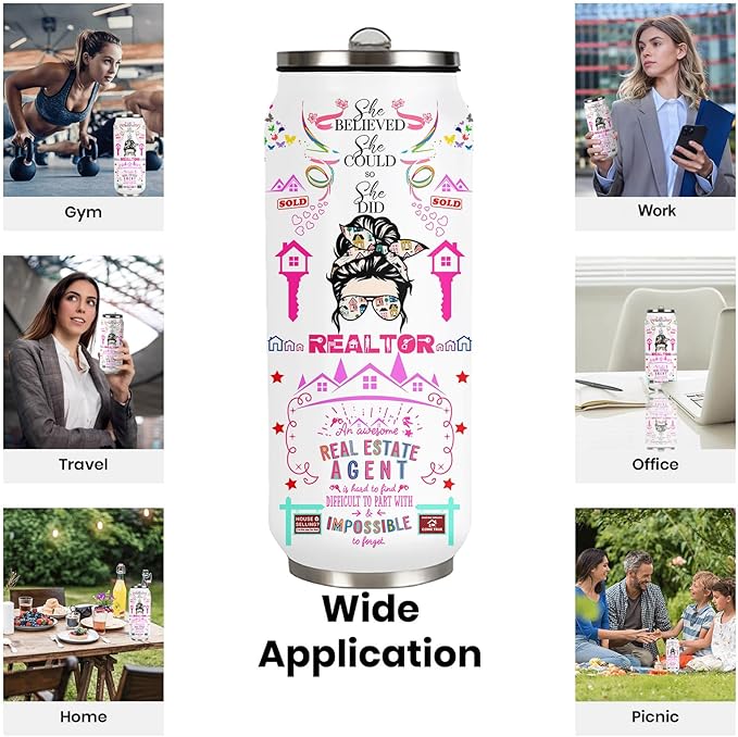 Realtor Gifts, Closing Gifts For Realtors, Gift For A Real Estate Agent Tumbler 17oz, Realtors Presents For Women, Funny Real Estate Presents For Realtors, Salesman Birthday Gift Ideas