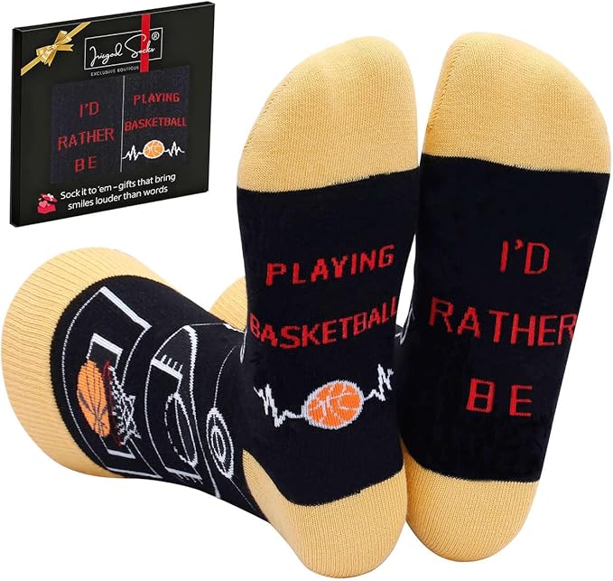 IRISGOD I'd Rather Be Funny Dress Socks for Men and Women Humor Joke Gifts