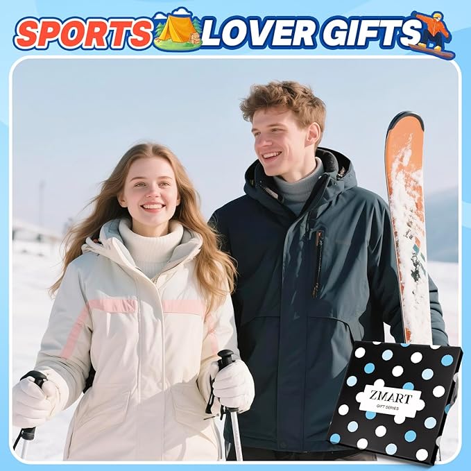 Zmart Unique Gifts for Sports Lovers - Camping Skiing Lifting Socks, Yoga Ballet Gift Ideas