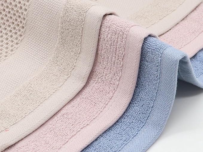 Mia'sDream Cotton Hand Face Head Towel Waffle Weave Kitchen Tea Towel Dish Towels, Soft and Absorbent Bath Guest Gym Towel Washcloths, 13inch x 28inch 3 Pack (Multi Color)