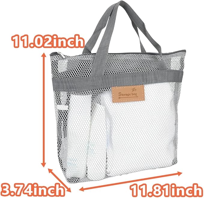 Rotema Portable Shower Bag - College Dorm Essentials, Everyday Household Shower Basket for Toiletries