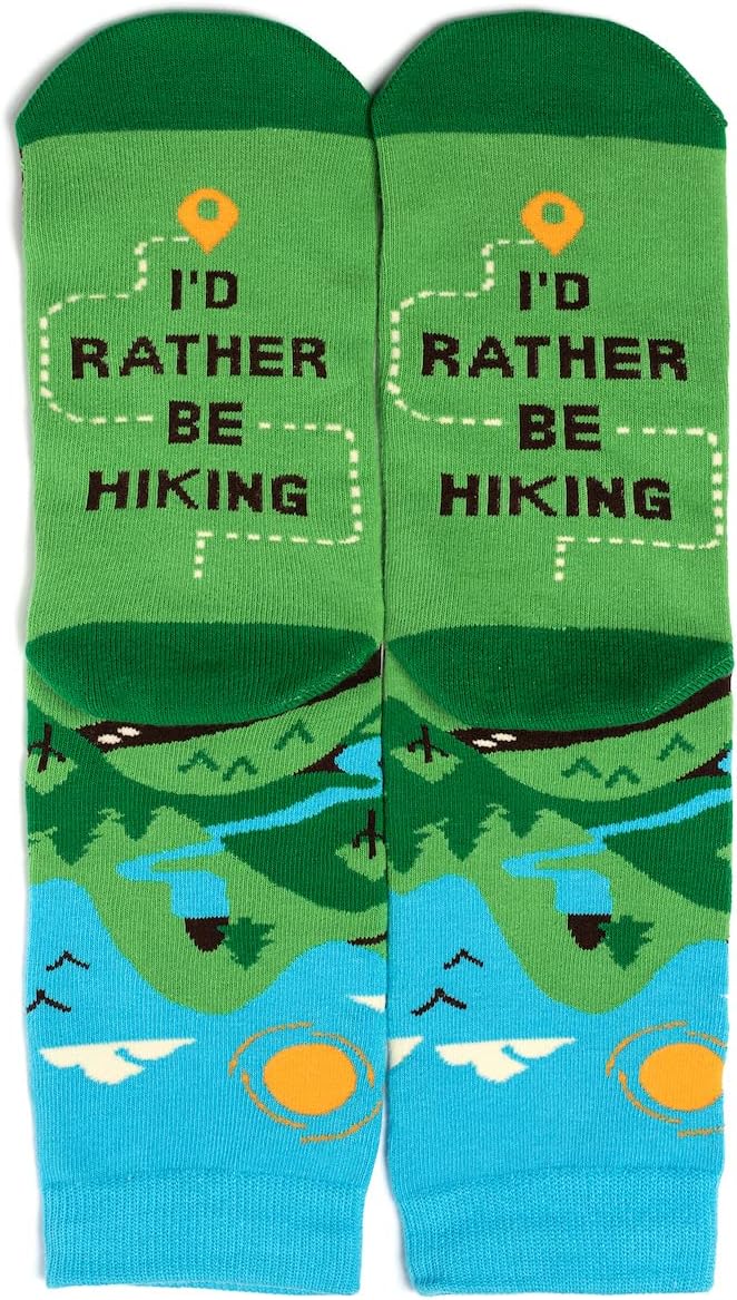 Lavley Outdoors Socks - Hiking and camping gifts for men and women - Great for nature lovers - Holiday or birthday gift