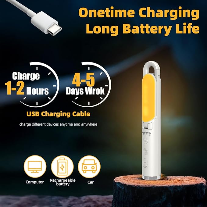 LED Camping Lantern, Rechargeable Emergency Light for Power Outages, Portable Ceiling Light, Outdoor Flashlight, 9 Modes Collapsible Lightweight Hanging Lamp for Home, Camping, Hiking, Fishing