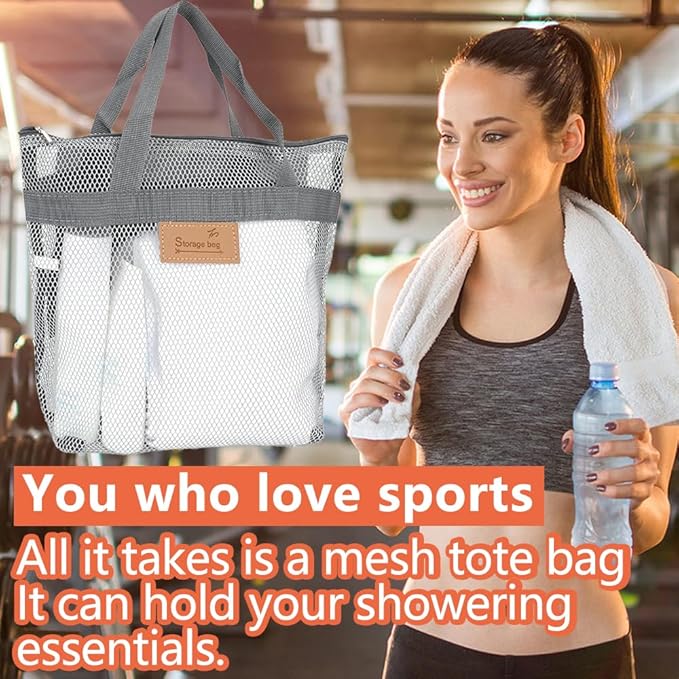 Rotema Portable Shower Bag - College Dorm Essentials, Everyday Household Shower Basket for Toiletries