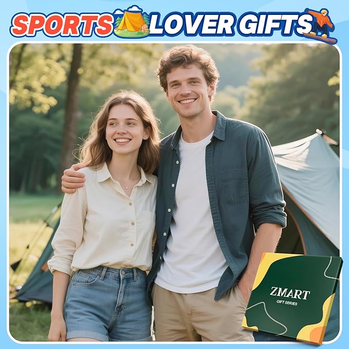 Zmart Unique Gifts for Sports Lovers - Camping Skiing Lifting Socks, Yoga Ballet Gift Ideas
