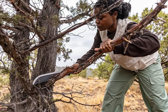 Gerber Gear Gator Machete 18.75" / 11.25" with Saw and Plain Edge Blade for Camping, Hunting, Gardening and Bushcraft, Includes a Gator Grip and Protective Sheath, Stainless Steel Blade