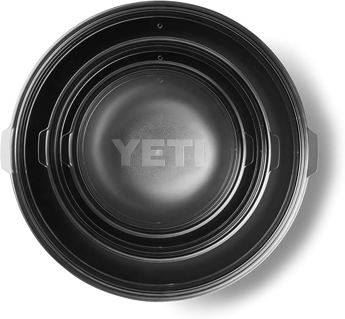 YETI Rambler Bowl, Vacuum Insulated, Stackable and Nestable Stainless Steel Bowl with Lid, 1 Quart, Cape Taupe