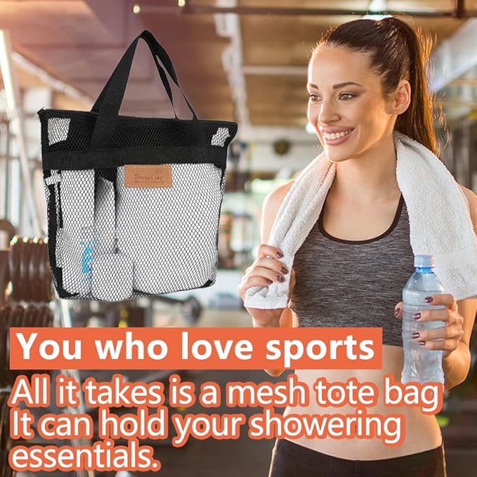 Rotema Portable Shower Bag - College Dorm Essentials, Everyday Household Shower Basket for Toiletries